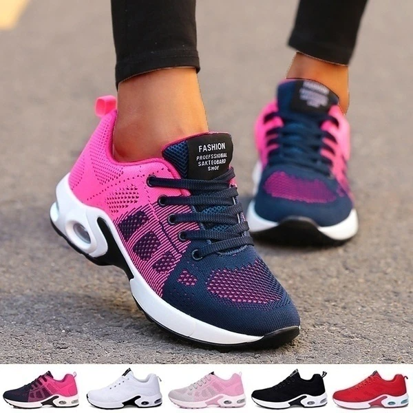 Aveline | Women Air Cushion Knit Sneakers