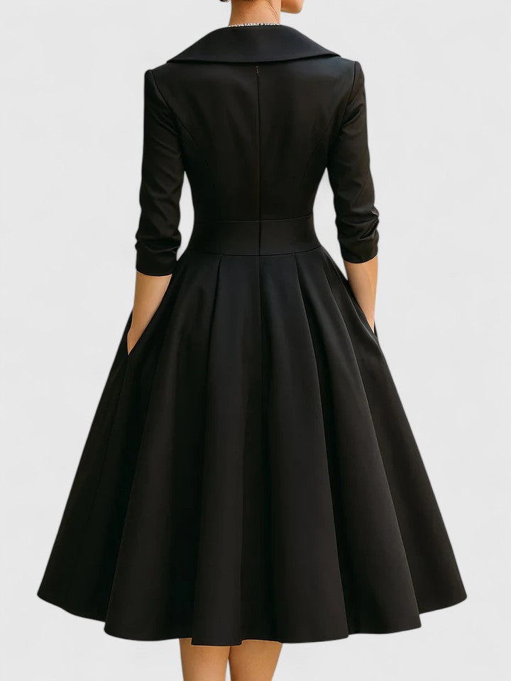 Vivienne | Elegant A-Line Wedding Guest Dress
