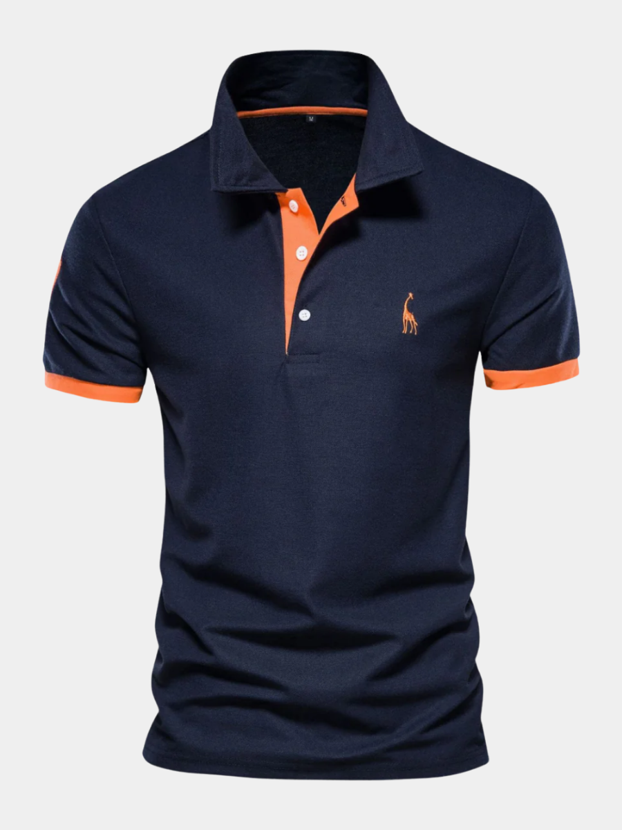 Hudson | Men's Contrast Trim Pique Polo
