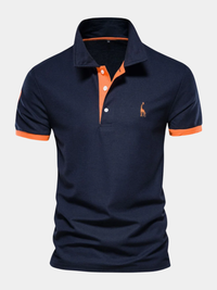 Hudson | Men's Contrast Trim Pique Polo