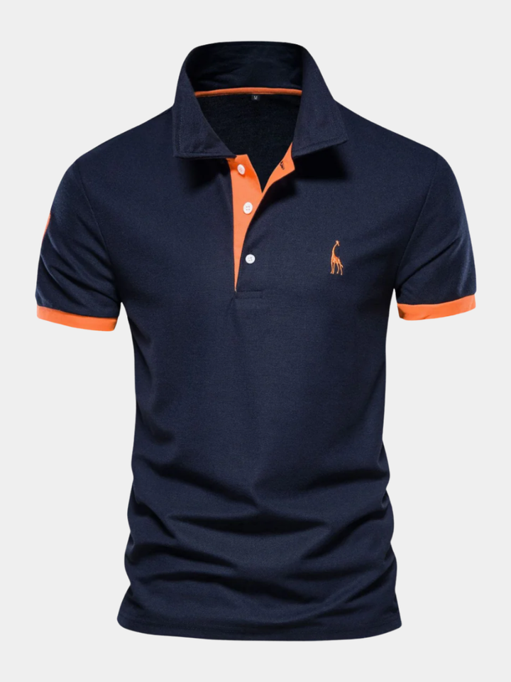 Hudson | Men's Contrast Trim Pique Polo