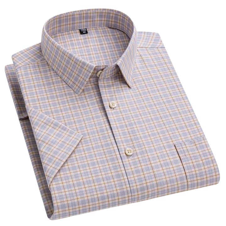 Caleb | Striped Oxford Button-Down Shirt