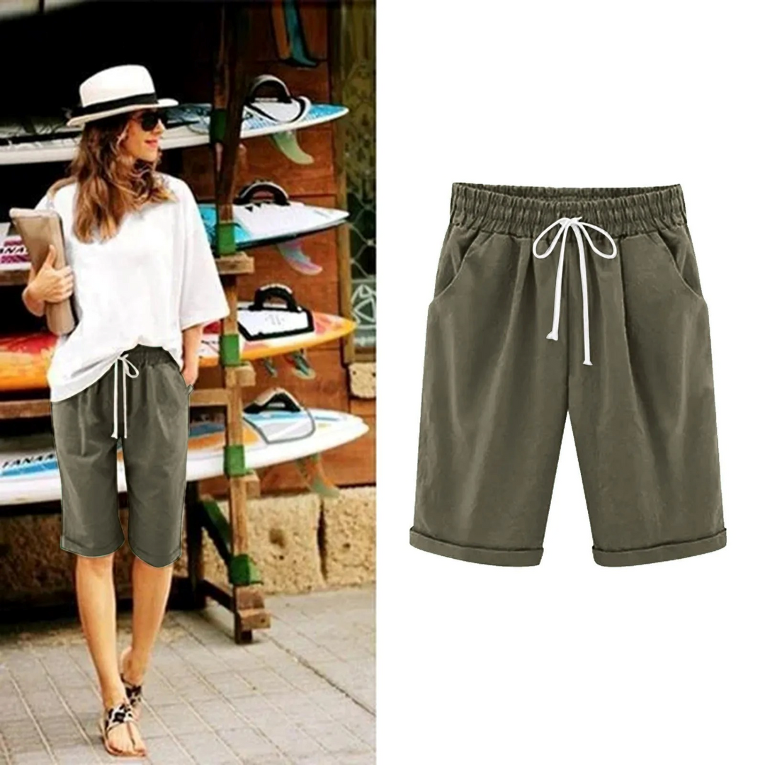 Waverly | Women's Relaxed Drawstring Bermuda Shorts