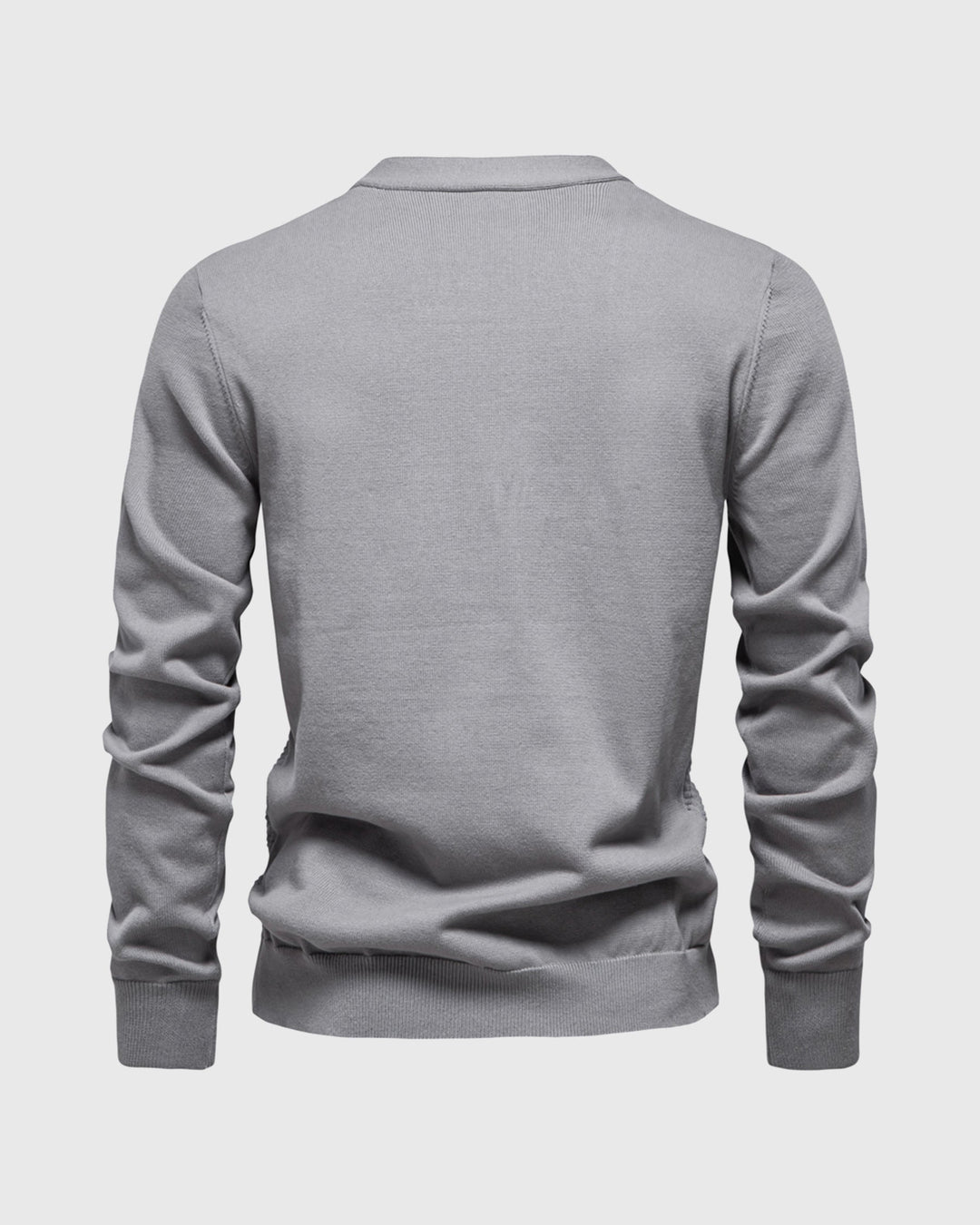 Archer | Herringbone Panel V-Neck Men's Cardigan