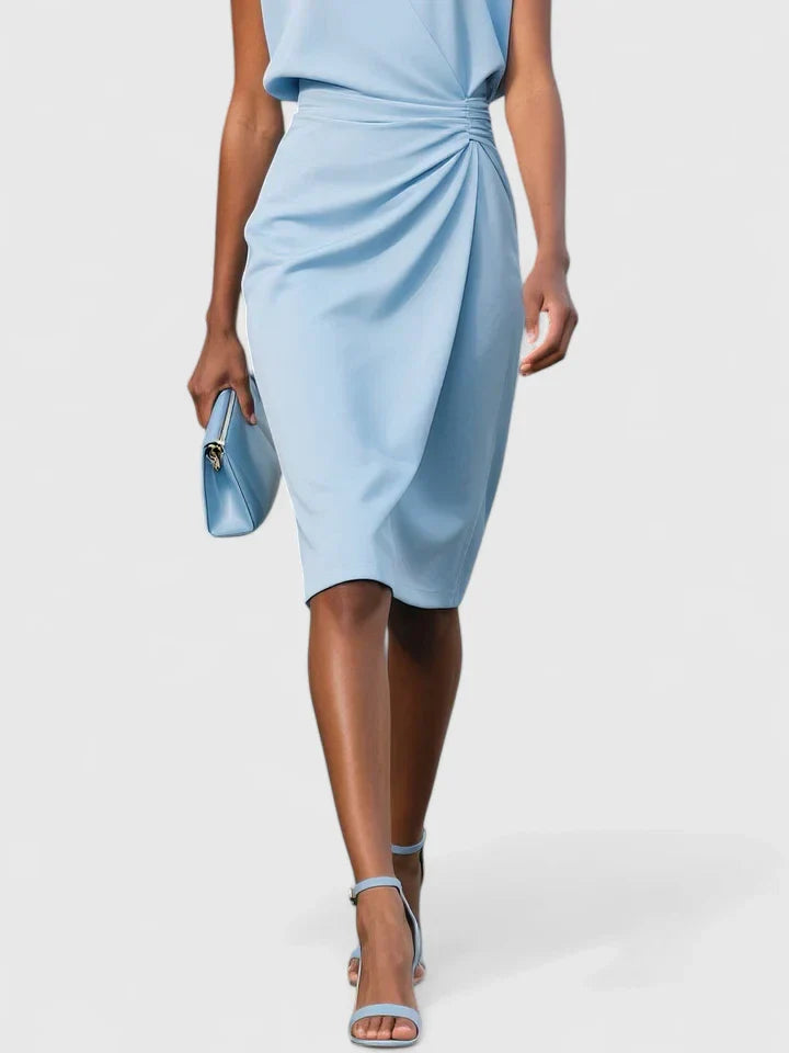 Sienna | Elegant Draped Wedding Guest Dress