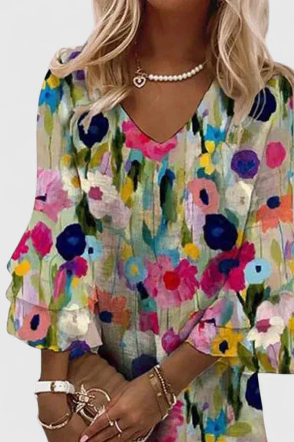 Poppy | Women's Floral Mini Dress – Casual Summer Dress