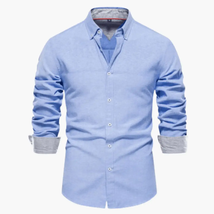 Beckett | Oxford Button-Down Men's Smart-Casual Shirt with Contrast Cuffs