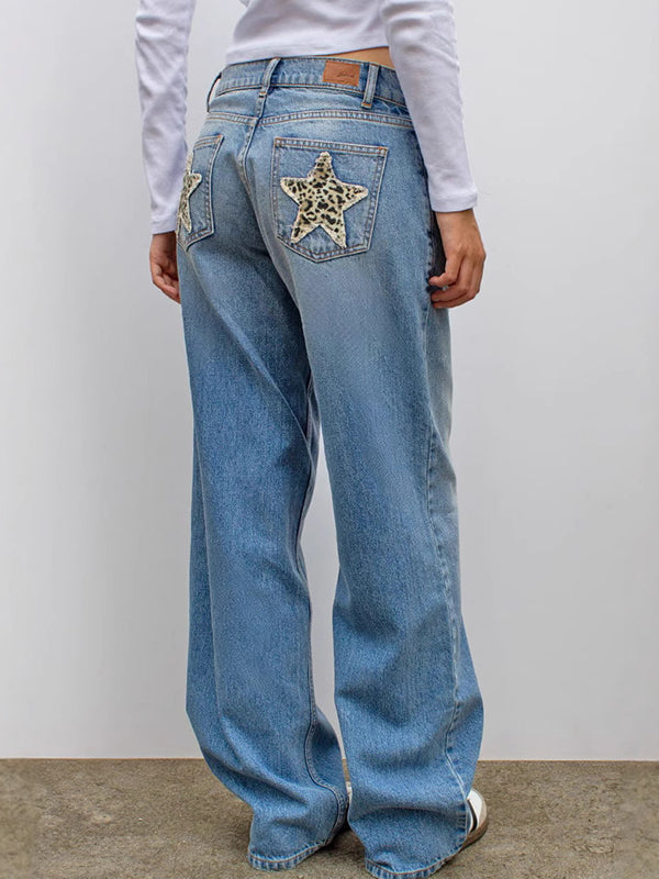 Lily | Star Patch Boyfriend Jeans