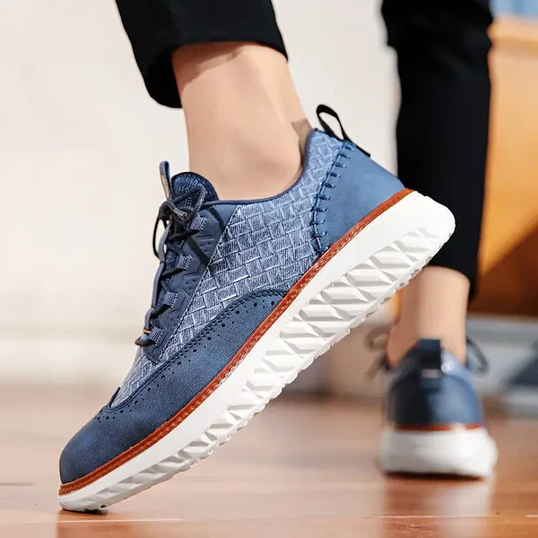 Zion | Textured Casual Oxford Sneakers