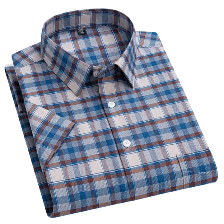Caleb | Striped Oxford Button-Down Shirt