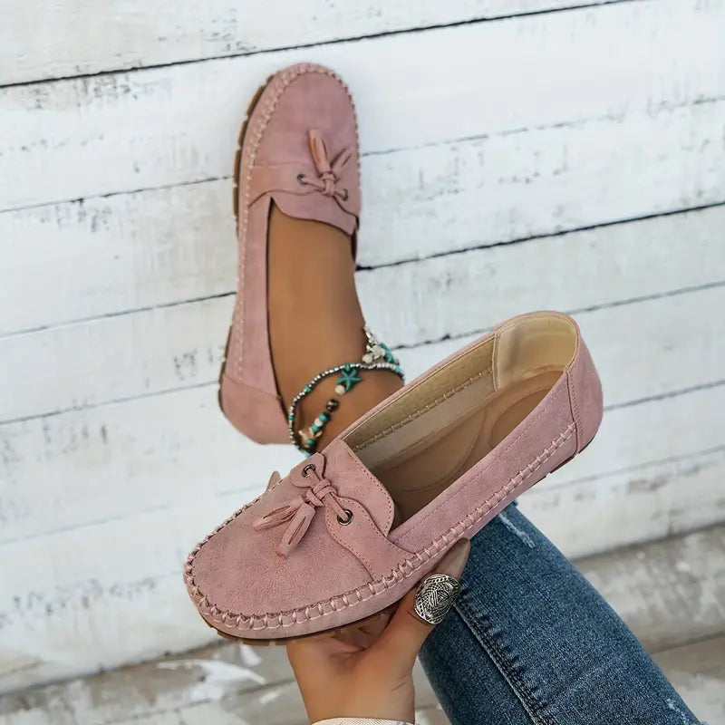 Maya | Comfortable Slip-On Tassel Loafers