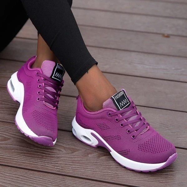Aveline | Women Air Cushion Knit Sneakers