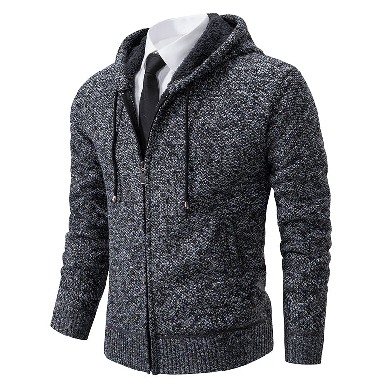 Greystone | Fleece Lined Hooded Zip-Up Men's Cardigan
