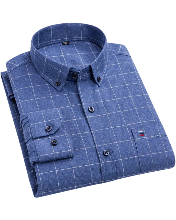 Noah | Plaid Oxford Button-Down Shirt