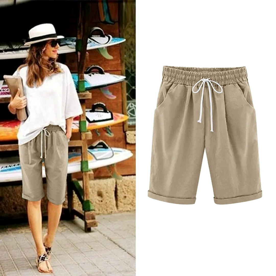 Waverly | Women's Relaxed Drawstring Bermuda Shorts