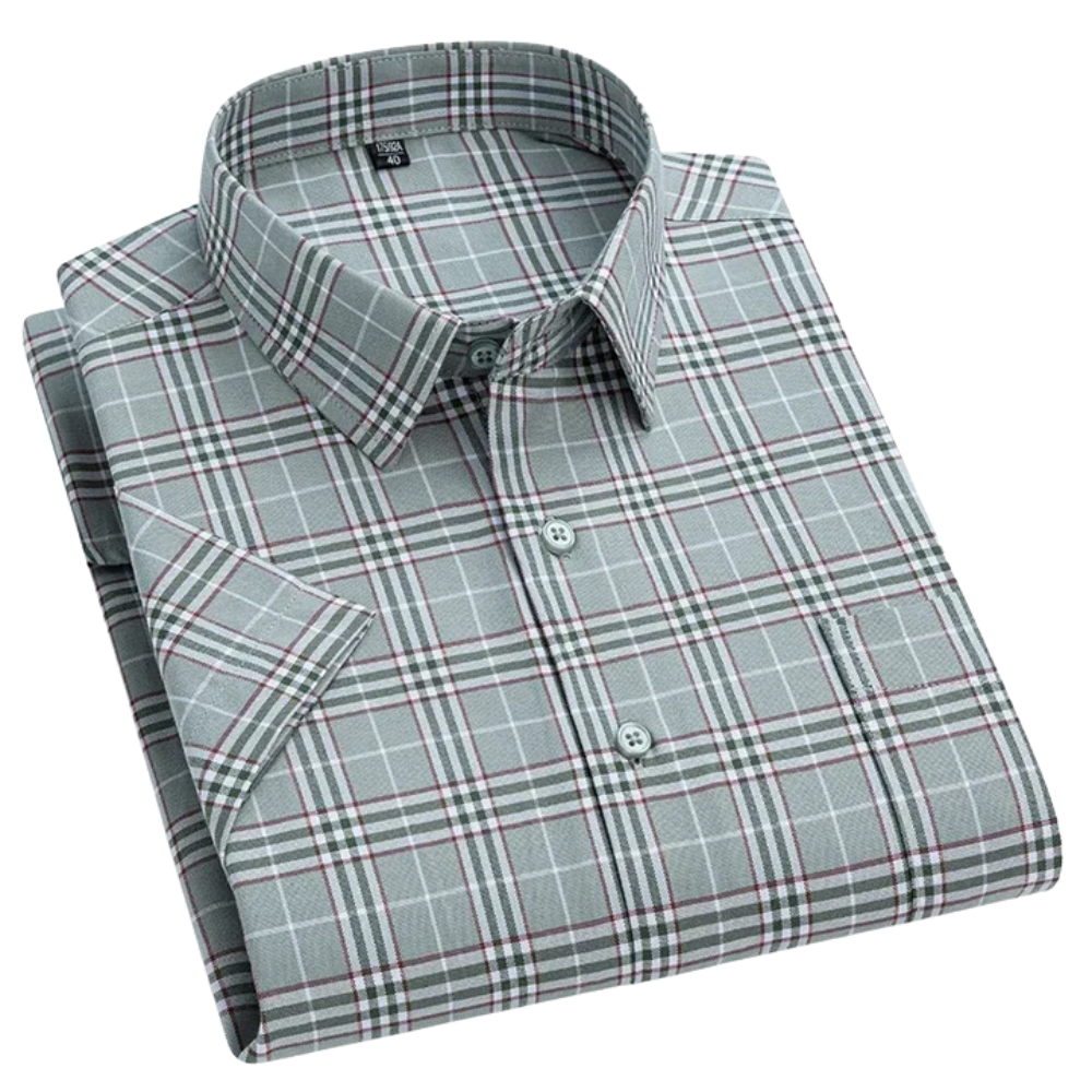 Caleb | Striped Oxford Button-Down Shirt