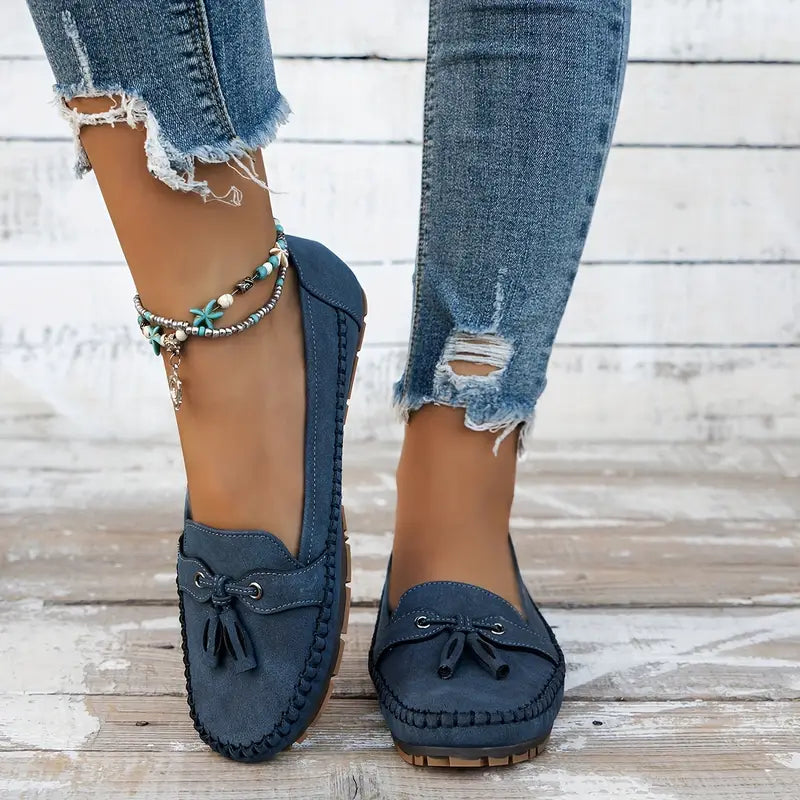 Maya | Comfortable Slip-On Tassel Loafers