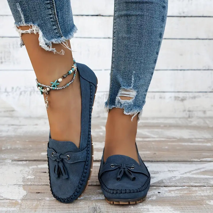 Maya | Comfortable Slip-On Tassel Loafers