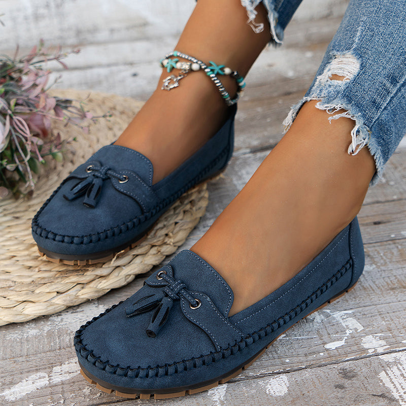 Maya | Comfortable Slip-On Tassel Loafers