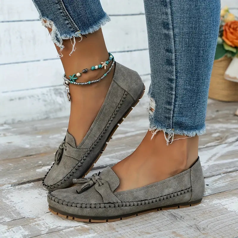 Maya | Comfortable Slip-On Tassel Loafers