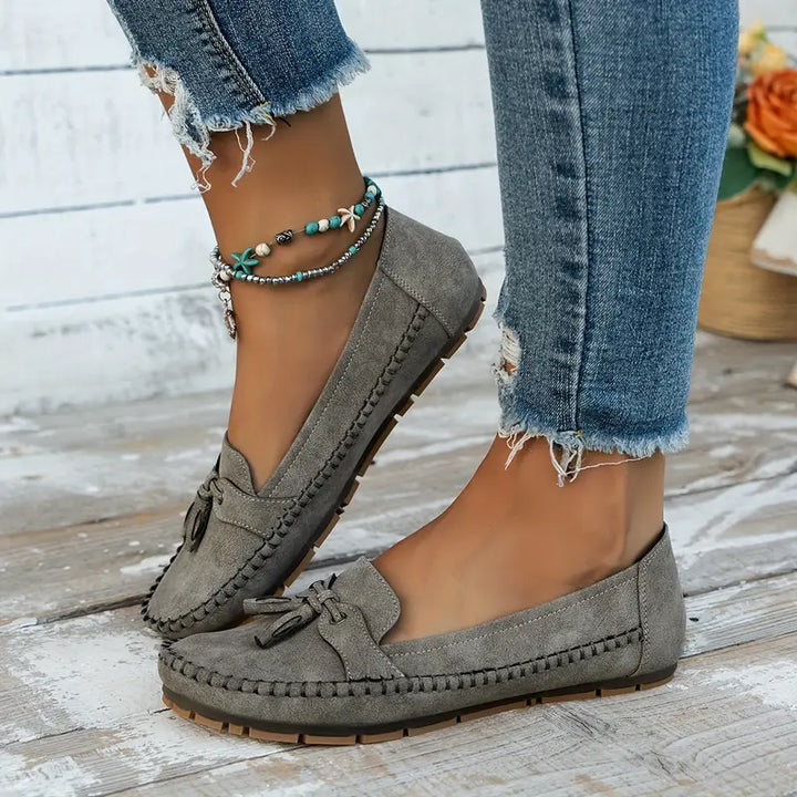Maya | Comfortable Slip-On Tassel Loafers