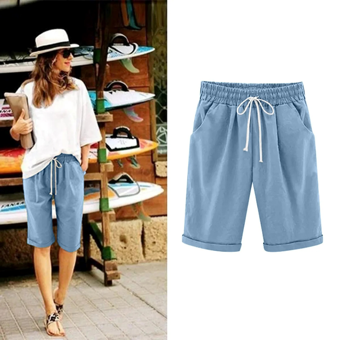 Waverly | Women's Relaxed Drawstring Bermuda Shorts