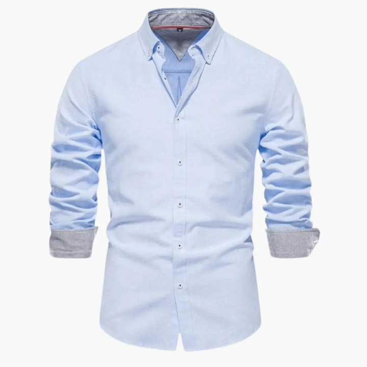 Beckett | Oxford Button-Down Men's Smart-Casual Shirt with Contrast Cuffs