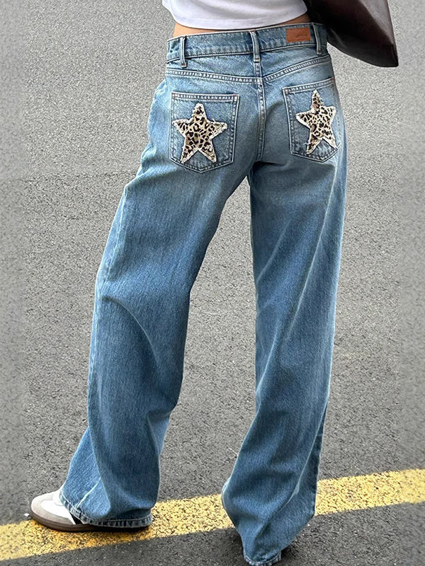 Lily | Star Patch Boyfriend Jeans
