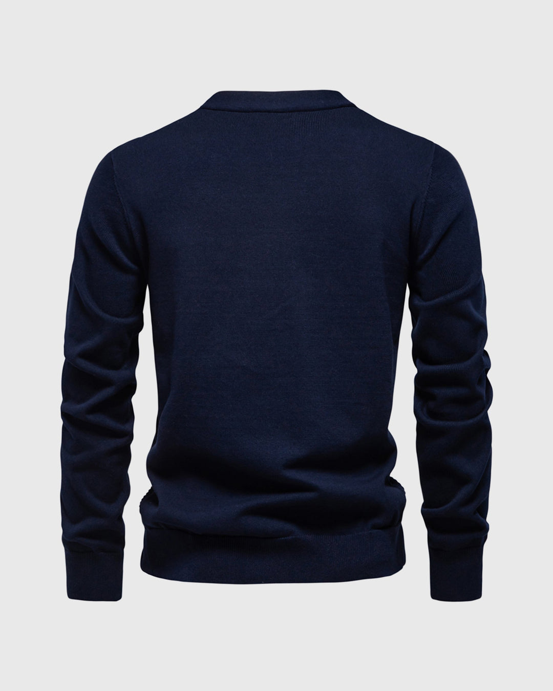 Archer | Herringbone Panel V-Neck Men's Cardigan