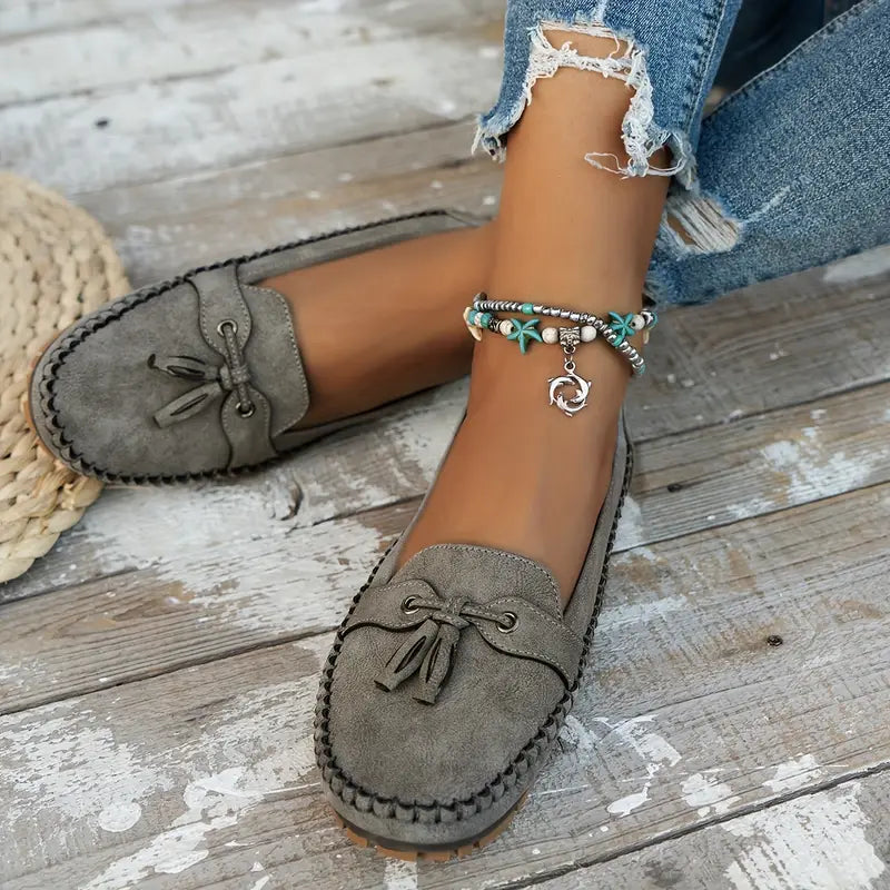 Maya | Comfortable Slip-On Tassel Loafers