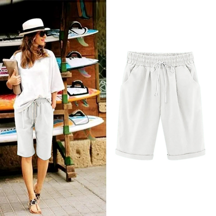 Waverly | Women's Relaxed Drawstring Bermuda Shorts