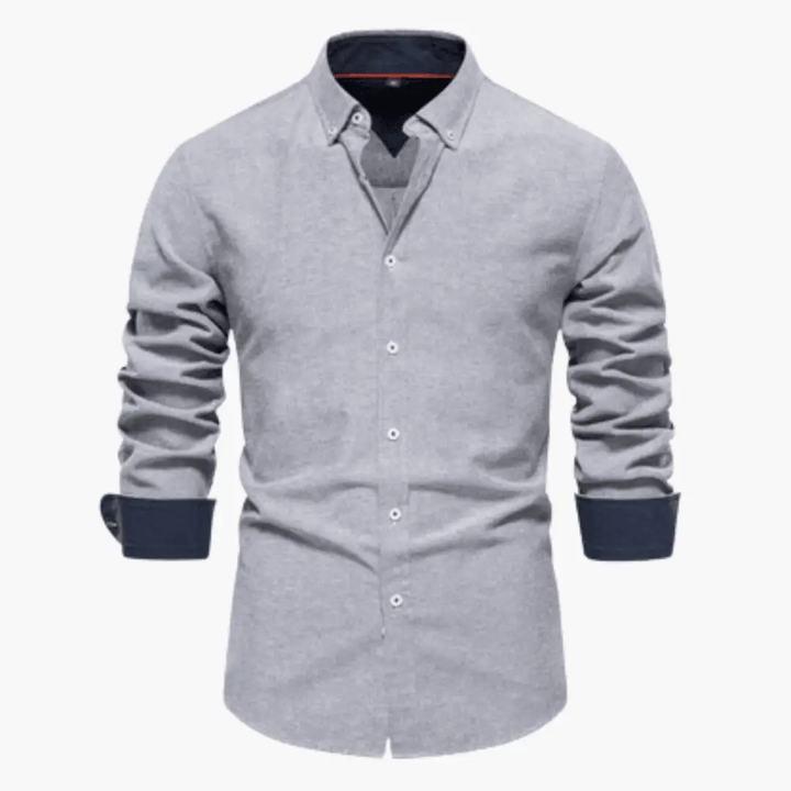 Beckett | Oxford Button-Down Men's Smart-Casual Shirt with Contrast Cuffs