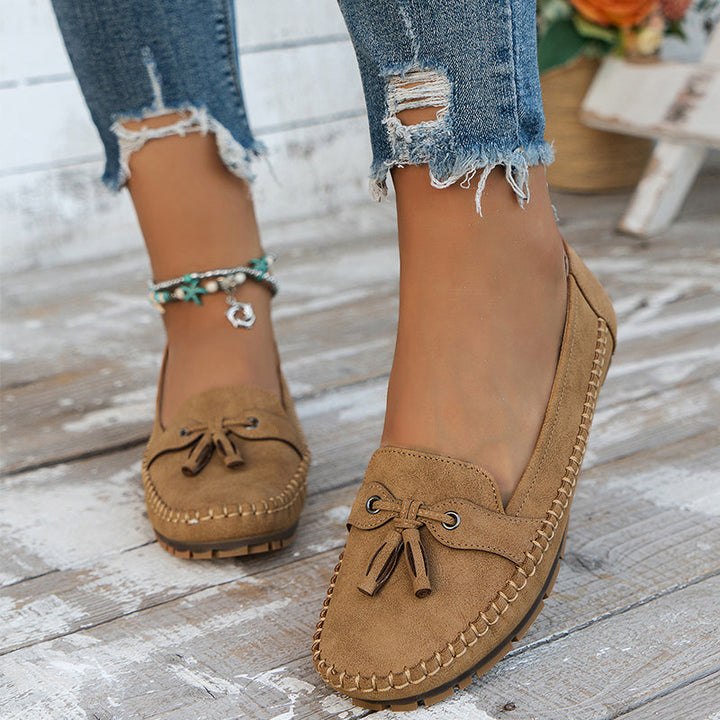 Maya | Comfortable Slip-On Tassel Loafers