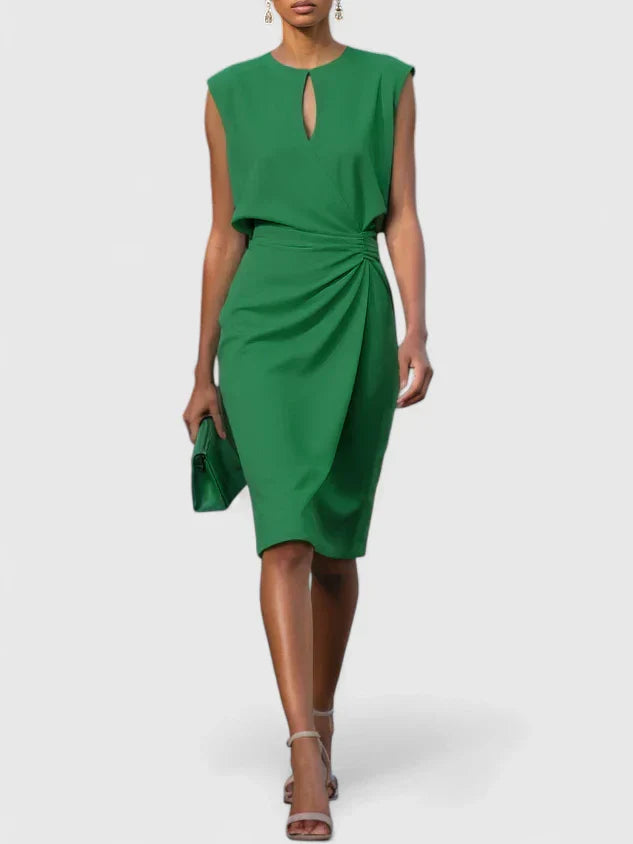 Sienna | Elegant Draped Wedding Guest Dress