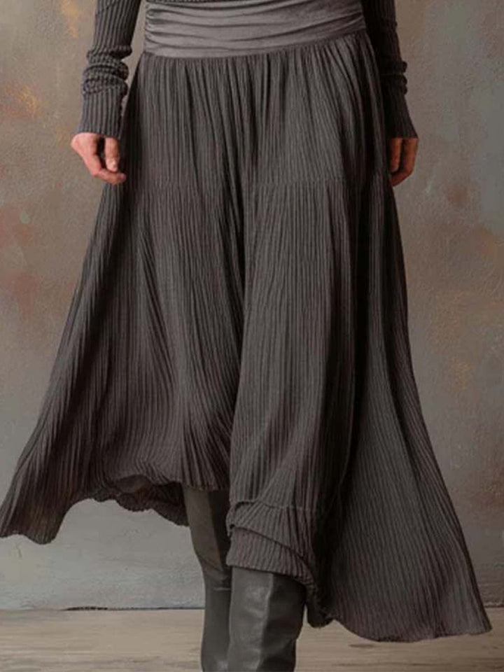 Stevie | Ribbed Long Sleeve Maxi Dress