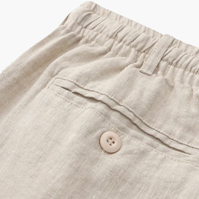Finley | Men's Classic Elasticated Linen Shorts
