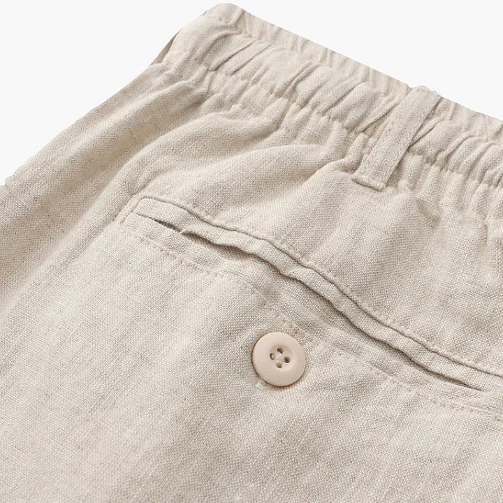 Finley | Men's Classic Elasticated Linen Shorts