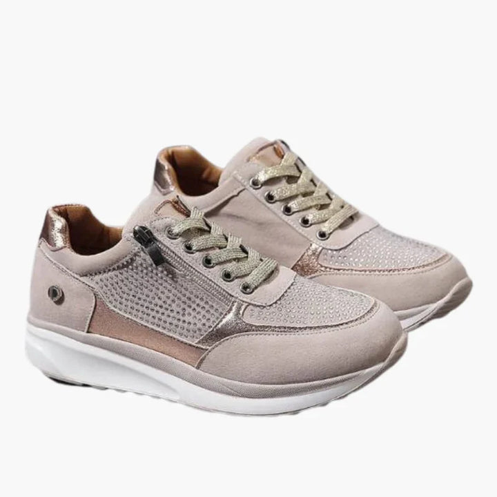 Virelle | Women Orthopedic Zip Accent Sneakers