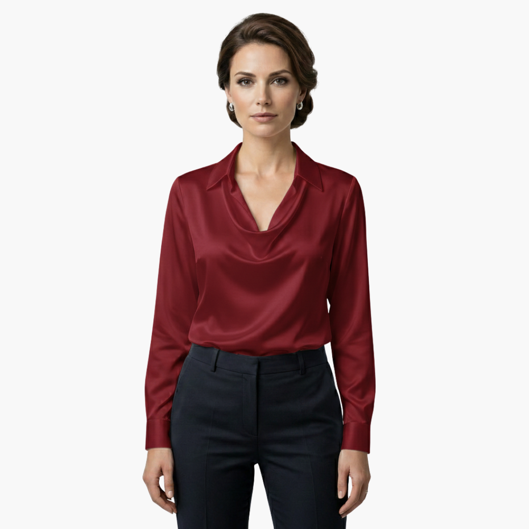 Elise | Elegant Silk Blouse