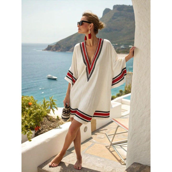 Marrakech | Embroidered Tribal Kaftan Summer Dress