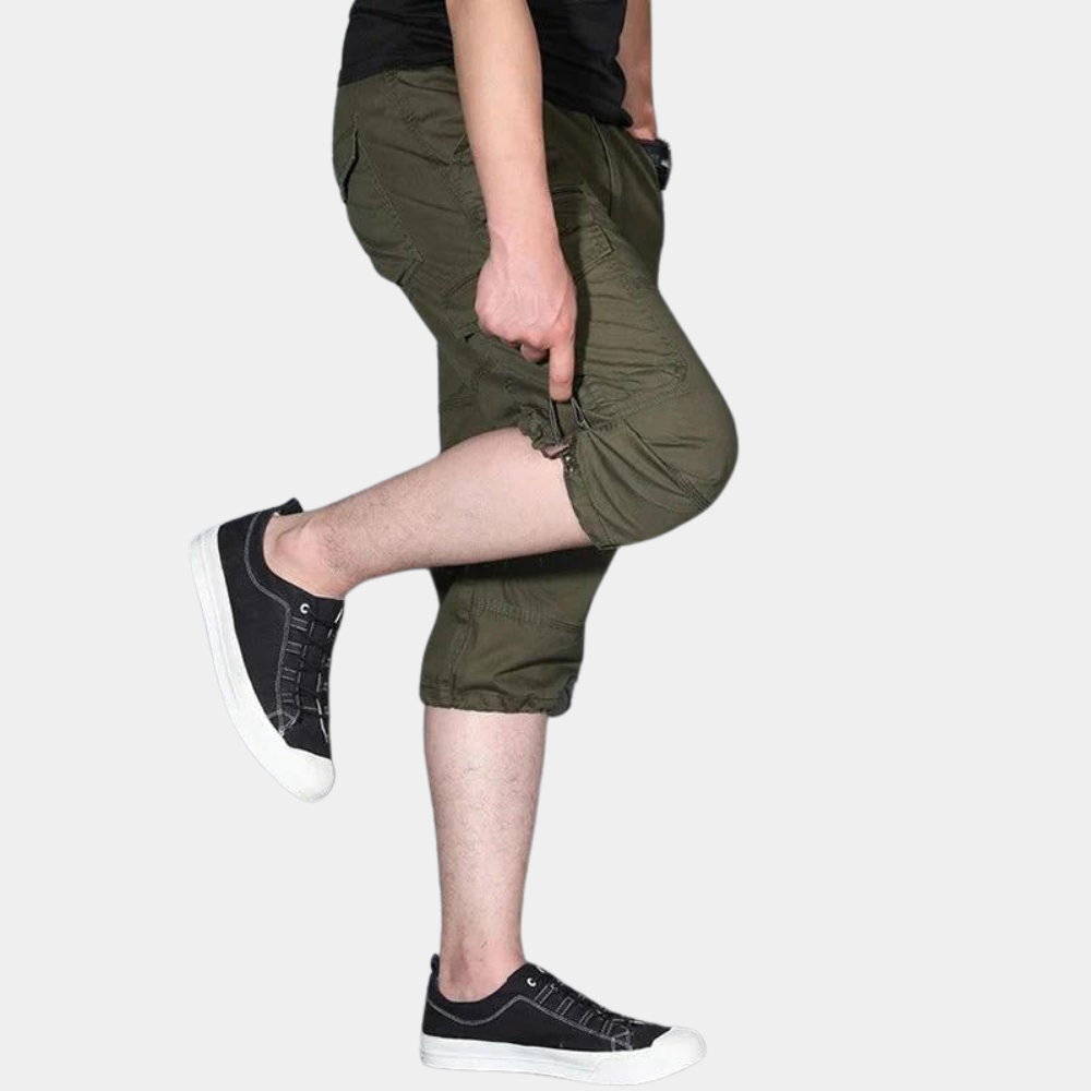 Brixton | Men's Longline Zip Pocket Cargo Shorts
