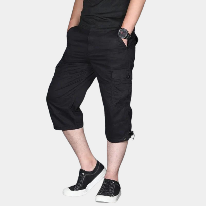 Brixton | Men's Longline Zip Pocket Cargo Shorts