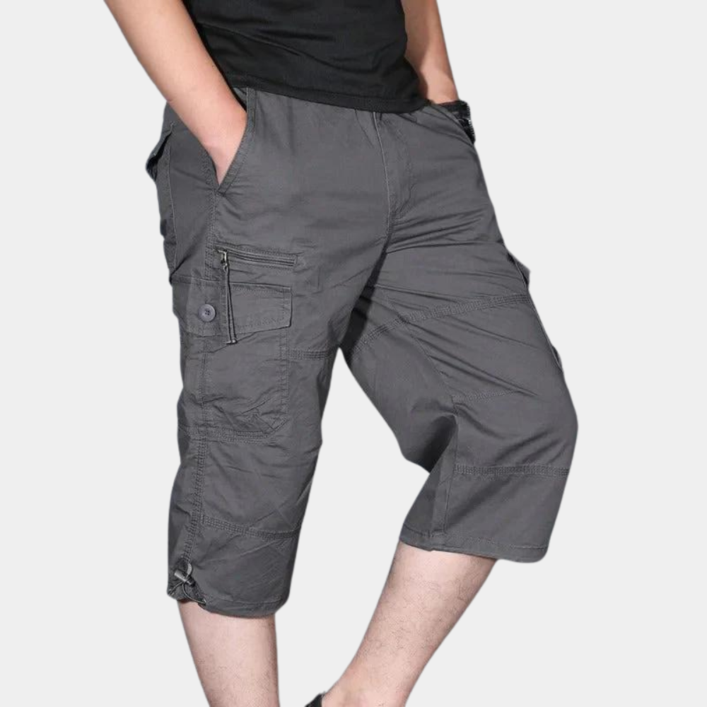 Brixton | Men's Longline Zip Pocket Cargo Shorts