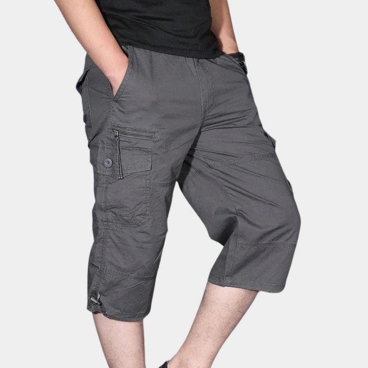 Brixton | Men's Longline Zip Pocket Cargo Shorts