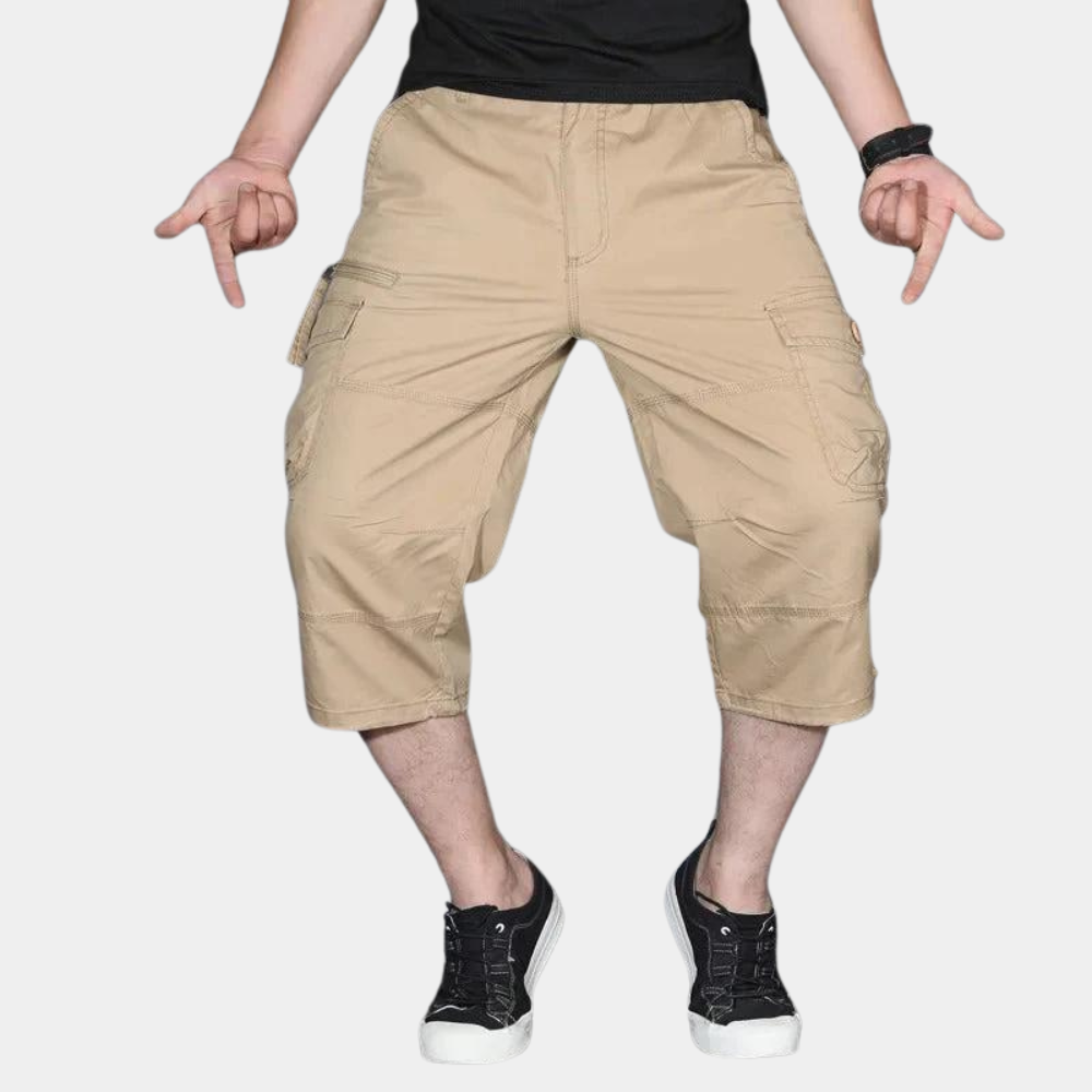 Brixton | Men's Longline Zip Pocket Cargo Shorts