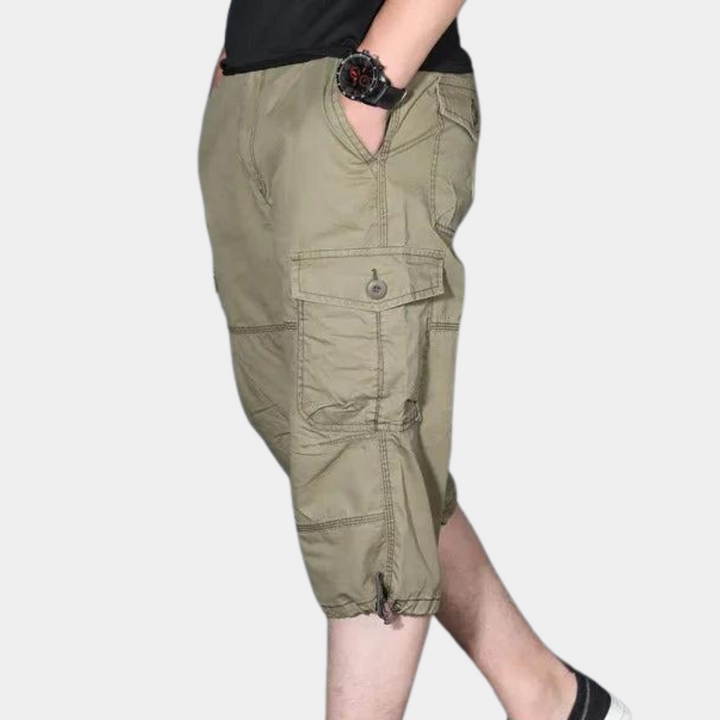 Brixton | Men's Longline Zip Pocket Cargo Shorts