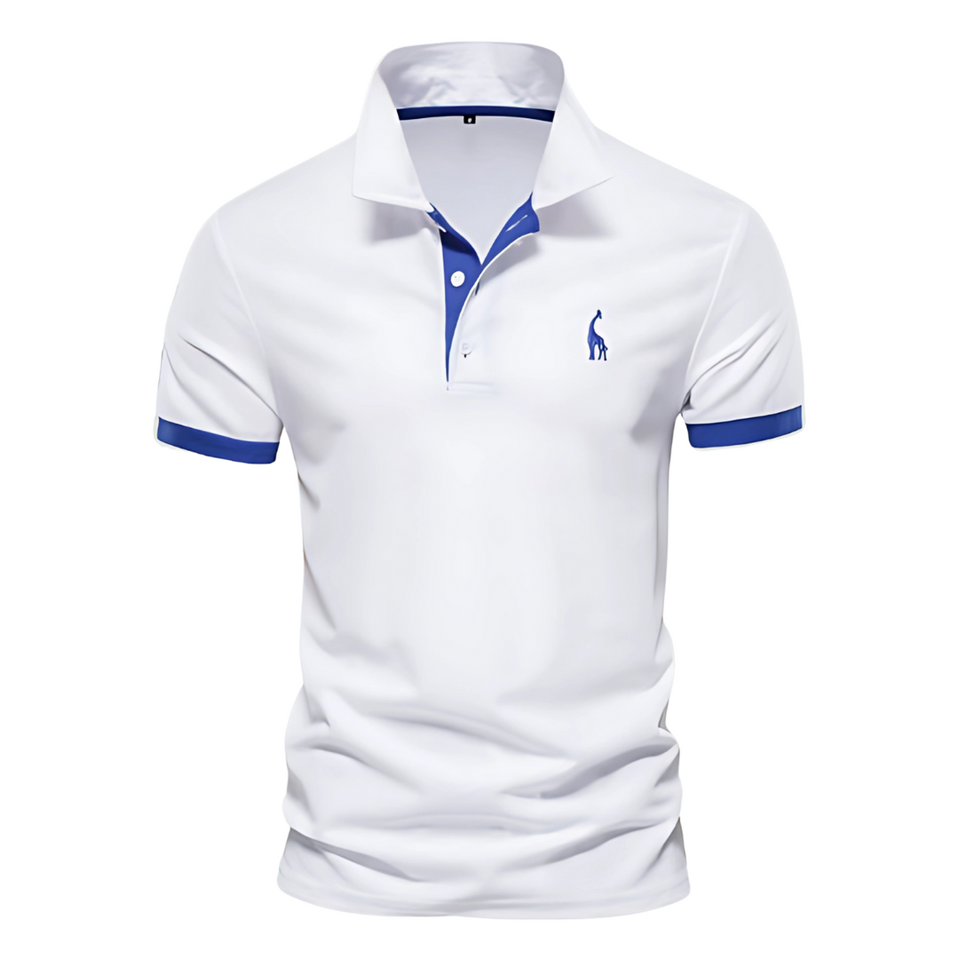 Hudson | Men's Contrast Trim Pique Polo
