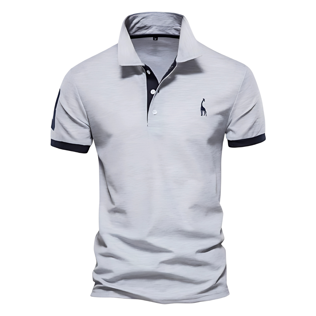 Hudson | Men's Contrast Trim Pique Polo