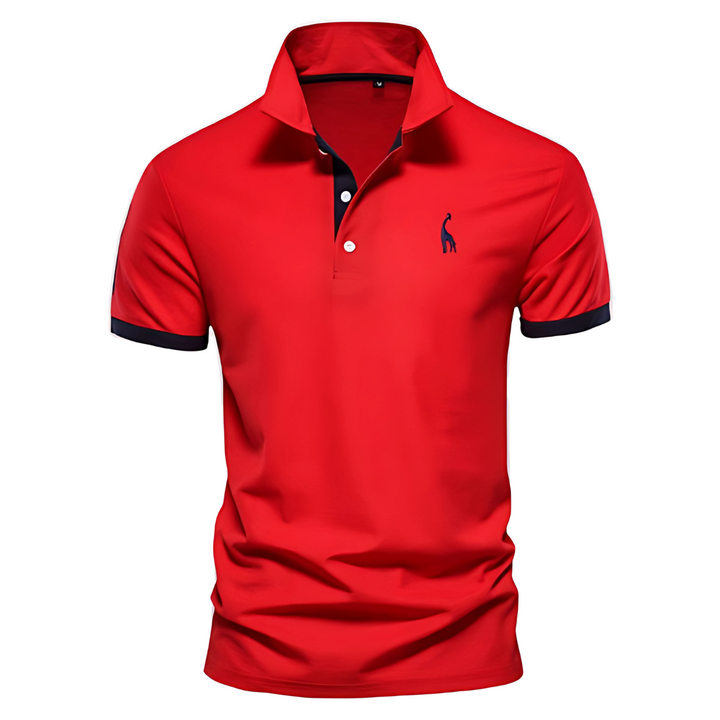 Hudson | Men's Contrast Trim Pique Polo