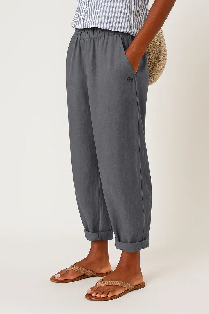 Mila | Women's Relaxed Fit Linen Pants